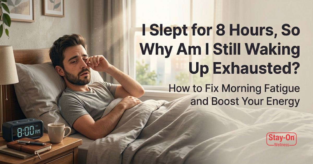 I Slept for 8 Hours, So Why Am I Still Waking Up Exhausted? How to Fix Morning Fatigue